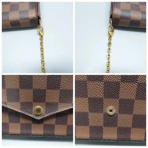Louis Vuitton Pochette Felicie W/P Monogram Canvas Shoulder Bag 712-101724 - Picture 8 of 11